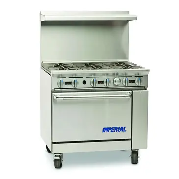 Imperial IR-6-C Range, 36" Restaurant, Gas