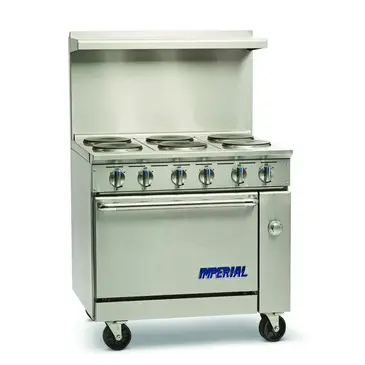 Imperial IR-6-E-XB Range, 36" Restaurant, Electric