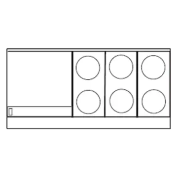 Imperial IR-6-G24T-E-C Range, 60" Restaurant, Electric