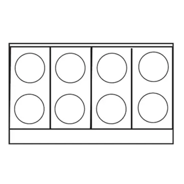 Imperial IR-8-E Range, 48" Restaurant, Electric