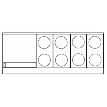 Imperial IR-8-G24T-E Range, 72" Restaurant, Electric