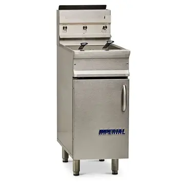 Imperial IRF-40 Fryer, Gas, Floor Model, Full Pot