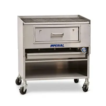 Imperial MSQ-36 Charbroiler, Wood Burning