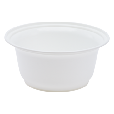Injection Molding Bowl, 36 Oz, White, Round, (300/Cs) Karat FP-IMB36W