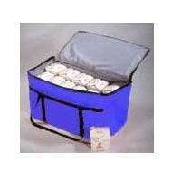 INTEDGE MANUFACTURING INC. Food Carrier, 22" x 12" x 12", Navy, Vinyl, Insulated, Intedge IFC-1N