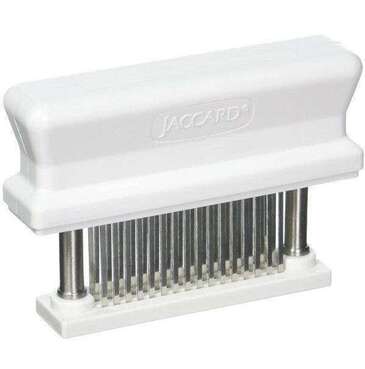 JACCARD CORPORATION OF BUFFALO Meat Tenderizer, 48 Blade, White, Plastic/Stainless Steel, Jaccard 200348