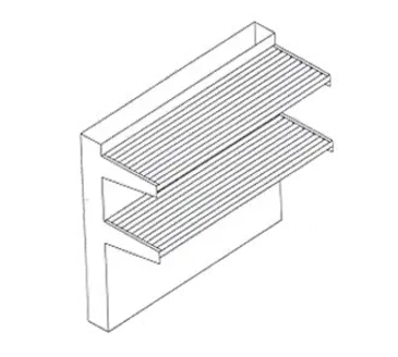 Jade Range DTS-12 Backguard Flue Riser