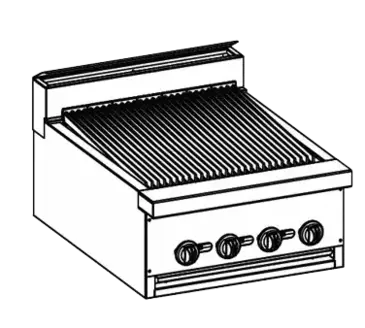 Jade Range JBR-12B-M Range, 12" Restaurant, Gas