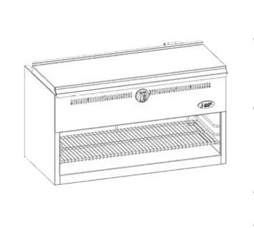 Jade Range JBR-CM24-WM Cheesemelter, Gas