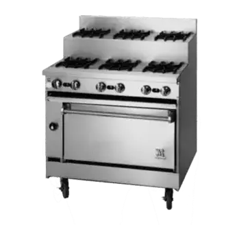 Jade Range JBRE-3-3-36 Range, 36" Restaurant, Gas