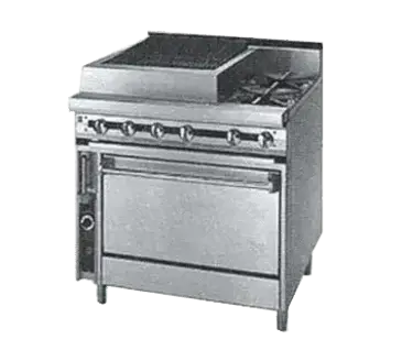 Jade Range JTRH-18B-18WT-36 Range, 36" Heavy Duty, Gas