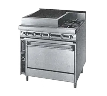 Jade Range JTRH-18B-1HT-36C Range, 36" Heavy Duty, Gas