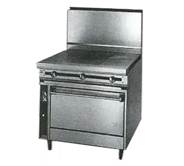 Jade Range JTRH-2HT-36 Range, 36" Heavy Duty, Gas