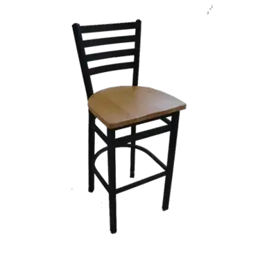 JMC Furniture WHITE HORSE BARSTOOL WOOD Bar Stool, Indoor