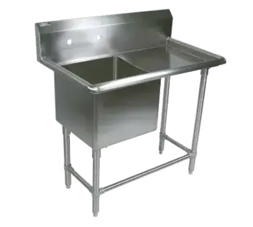 John Boos 1PB1620-1D24R Sink, (1) One Compartment