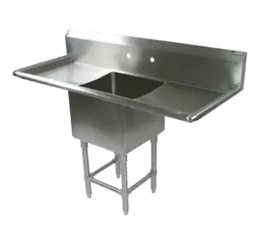 John Boos 1PB1620-2D18 Sink, (1) One Compartment