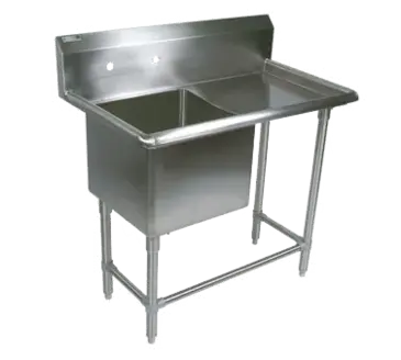 John Boos 1PB16204-1D24R Sink, (1) One Compartment