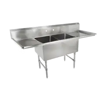 John Boos 2B16204-2D18 Sink, (2) Two Compartment