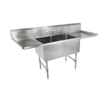 John Boos 2B184-2D18 Sink, (2) Two Compartment