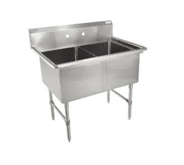 John Boos 2B244 Sink, (2) Two Compartment