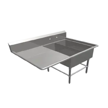 John Boos 2PB1431-1D18L Sink, (2) Two Compartment