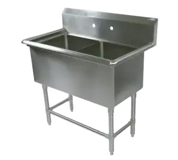 John Boos 2PB1620 Sink, (2) Two Compartment