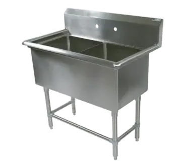 John Boos 2PB1824 Sink, (2) Two Compartment