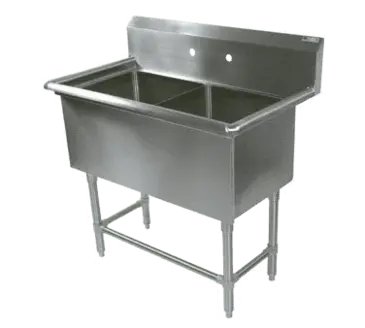 John Boos 2PB184 Sink, (2) Two Compartment