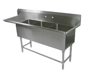 John Boos 3PB1620-1D18L Sink, (3) Three Compartment