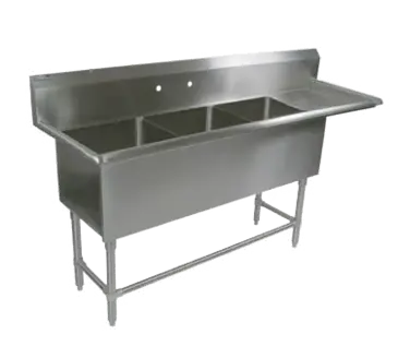 John Boos 3PB16204-1D18R Sink, (3) Three Compartment