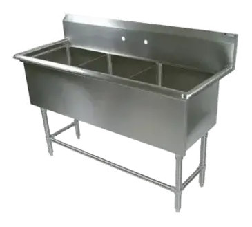 John Boos 3PB3024 Sink, (3) Three Compartment