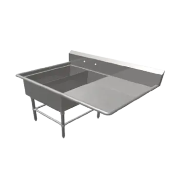 John Boos 42PB1431-1D18R Sink, (2) Two Compartment