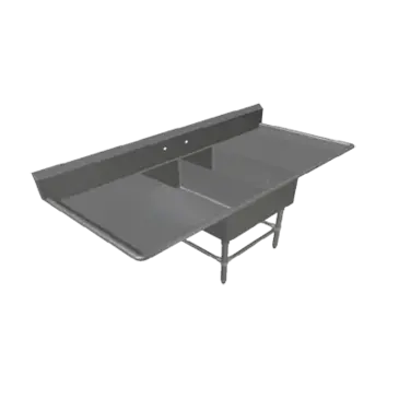 John Boos 42PB1431-2D30 Sink, (2) Two Compartment