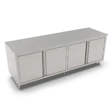 John Boos 4CH6-2496 Work Table, Cabinet Base Hinged Doors