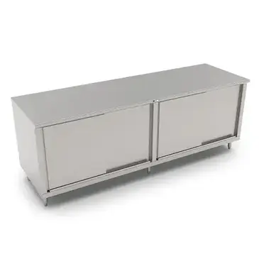 John Boos 4CS4-24108-1S Work Table, Cabinet Base Sliding Doors