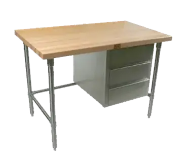 John Boos BTNS01 Work Table, Wood Top