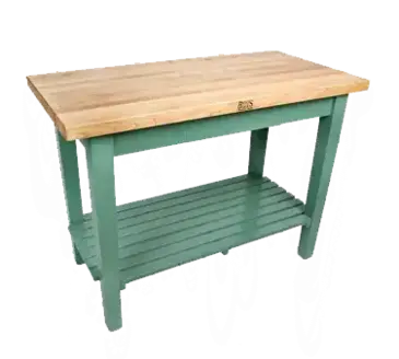 John Boos C4830-S Work Table, Wood Top