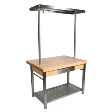 John Boos CUCG20 Work Table, Wood Top