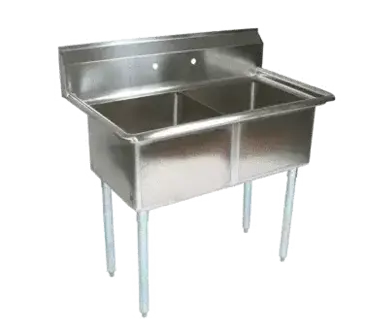 John Boos E2S8-1620-12-X Sink, (2) Two Compartment