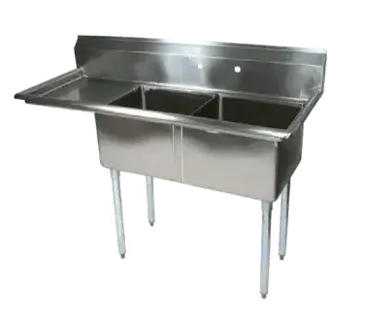 John Boos E2S8-1620-12L18-X Sink, (2) Two Compartment