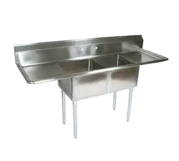 John Boos E2S8-1620-12T18-X Sink, (2) Two Compartment