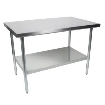 John Boos FBLG2424-X Work Table,  24" - 27", Stainless Steel Top