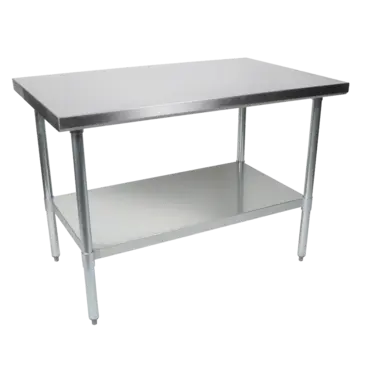 John Boos FBLG3030-X Work Table,  30" - 35", Stainless Steel Top