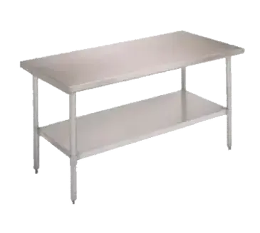 John Boos FBLS2418-X Work Table,  24" - 27", Stainless Steel Top
