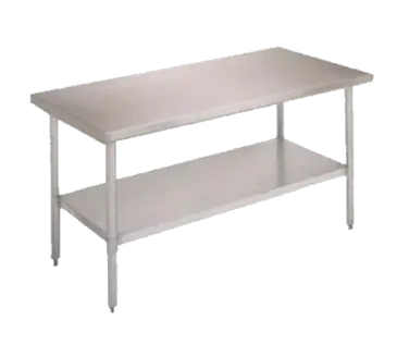 John Boos FBLS9618-X Work Table,  85" - 96", Stainless Steel Top