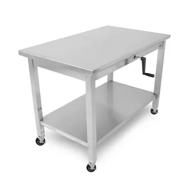 John Boos LT6-3048SSW-C Work Table,  40" - 48", Stainless Steel Top