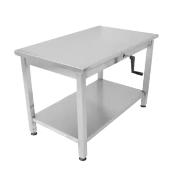 John Boos LT6-3060SSW Work Table,  54" - 62", Stainless Steel Top