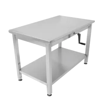 John Boos LT6-3060SSW-X Work Table,  54" - 62", Stainless Steel Top