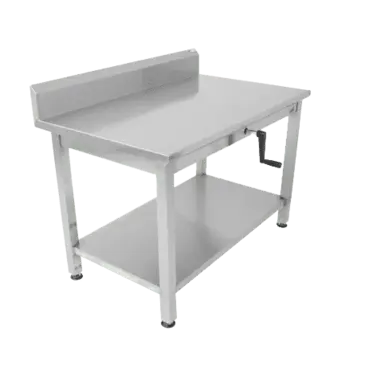 John Boos LT6R5-3072SSW Work Table,  63" - 72", Stainless Steel Top 