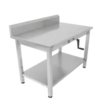 John Boos LT6R5-3072SSW-X Work Table,  63" - 72", Stainless Steel Top 